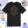 Godsmack Official Store Merch Live At The Mohegan Sun Tracklist Tee