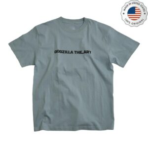 Godzilla Store Merch Godzilla The Art Blue T-Shirt