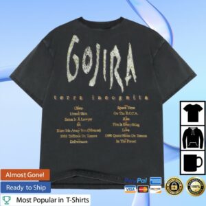 Gojira Store Merch Terra Incognita Xxv Twofer Shirt