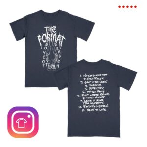 Hello Merch Store The Format Metal Navy Blue T-Shirt