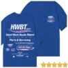 Hwbt Store Merch Call Out Boys Oversized T-Shirt - Cobalt