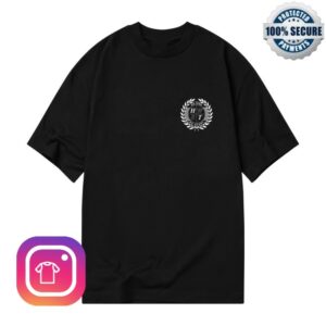 Hwbt Store Merch Crest Oversized T-Shirt - Black