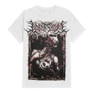 Impericon Store Merch Lorna Shore - Prison Of Flesh White - T-Shirt