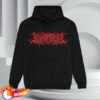 Impericon Store Merch Lorna Shore - Red Logo Puff Print - Hoodie