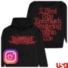 Impericon Store Merch Lorna Shore - Red Logo Puff Print - Hoodie