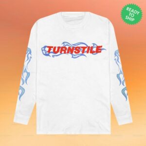 Impericon Store Merch Turnstile - Flame White - Longsleeve
