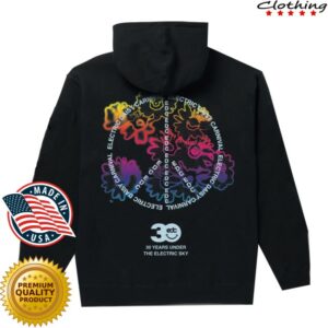Insomniac Shop Store Peace Edc 30Th Year Hoodie