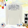 Kc Current Store Merch Kc Current Unisex Arched Script Crest Long Sleeve T-Shirt