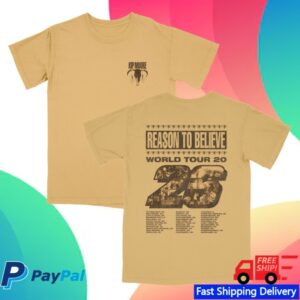 Kip Moore Store Merch Reason To Believe Tour Tee