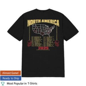 Kublai Khan Tx Store Merch North American Tour T-Shirt