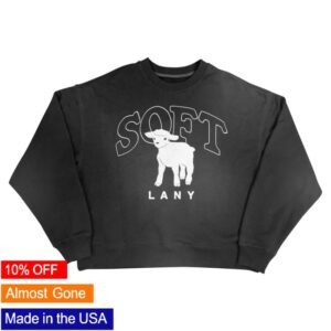 Lany Store Merch Soft Crewneck Black