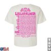 Lollapalooza Store Merch Women's Lolla Guide Lineup Boxy Tee