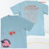 Lorde Store Merch 2025 Blue Sketch Dateback Tee