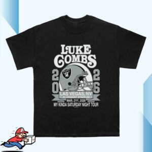 Luke Combs Store Merch Exclusive Raiders Tee - Las Vegas Show