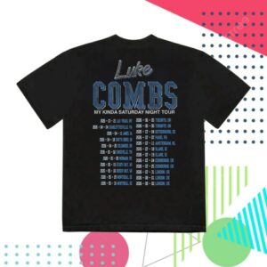 Luke Combs Store Merch Vintage Photo Tour Tee