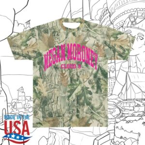 Megan Moroney Store Merch Cloud 9 Camo Tee