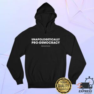 Meidastouch Store Merch Unapologetically Pro-Democracy Pullover Hoodie