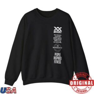 Mixxedfitstore Merch Mixxedfit Xx Mission Crewneck - Black