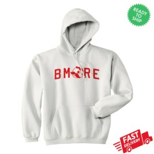 National Bohemian Store Merch Bmore Hoodie - White