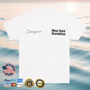 New York Sunshine Store Merch Photo T Shirt White