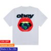 kenny obey clothing store merch lips heavyweight t shirt