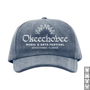 Okeechobee Fest Store Merch Denim Snapback Hat