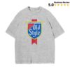 Old Style Beer Store Merch Vintage Shield Tee - Grey