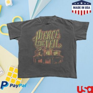 Pierce The Veil Official Store Haunted House Pepper Tee
