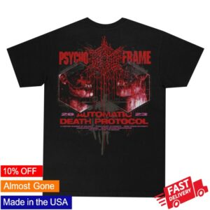 Psychoframe Store Merch Automatic Death Protocol T-Shirt