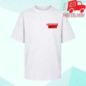 Revealed Clothing Store Merch Hardwell Warning Tape T-Shirt White