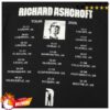 Richard Ashcroft Store Merch Richard Ashcroft 2026 Tour Dateback T-Shirt