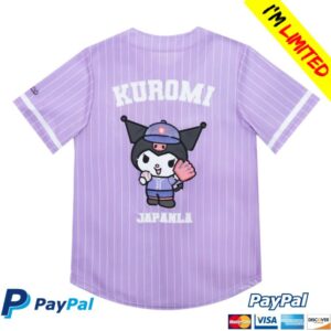 Sanrio Store Merch Kuromi X Japanla Baseball Jersey (Purple)