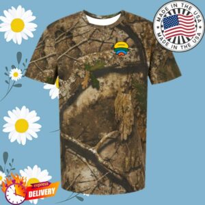 Screen Print Store Merch Midsouth Cow Skull Camo T-Shirt