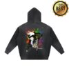 Shopchrisbrown Store Merch F.A.M.E. 15Th Anniversary Splatter Washed Frayed Fleece Hoodie
