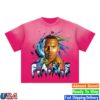 Shopchrisbrown Store Merch Fame 15Th Anniversary Spiral Sun Fade Raw Edge T-Shirt