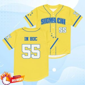 Sigma Chi Store Merch Sigma Chi Baseball Jersey