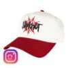 Slam City Store Merch Welcome X Slipknot Nonagram Hat White Red
