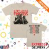 Stiff Little Fingers Store Merch Raise Your Voice Ecru Tour T-Shirt