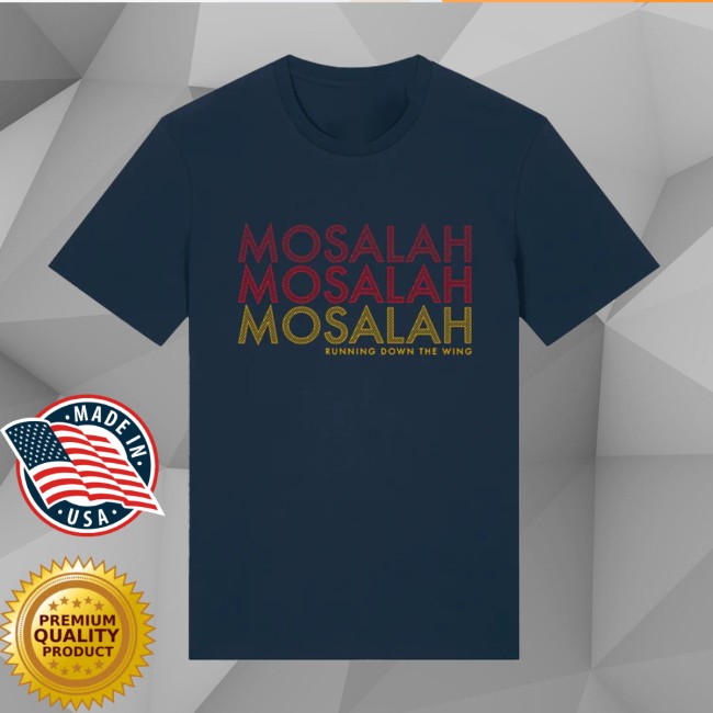 The Anfield Wrap Store Merch Mo Salah Running Down The Wing Liverpool T-Shirt