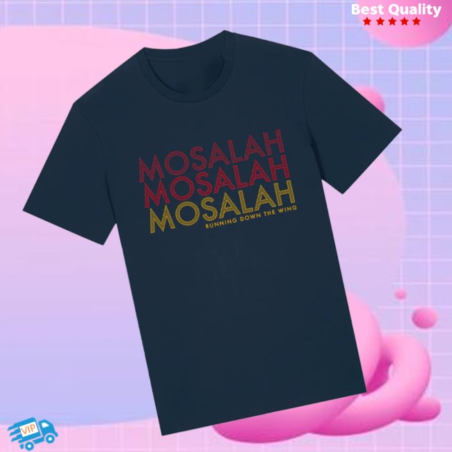 The Anfield Wrap Store Merch Mo Salah Running Down The Wing Liverpool T-Shirt