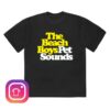The Beach Boys Store Merch Pet Sounds Logo Black T-Shirt