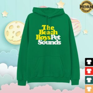 The Beach Boys Store Merch Pet Sounds Logo Green Hoodie