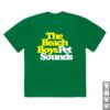 The Beach Boys Store Merch Pet Sounds Logo Green T-Shirt