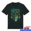 The Hives Store Merch Green Skull Crown Black T-Shirt
