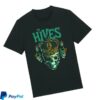 The Hives Store Merch Green Skull Crown Black T-Shirt