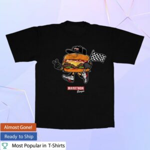The Marathon Clothing Store Merch Burger Mascot T-Shirt - Black