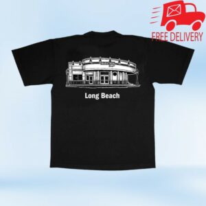 The Marathon Clothing Store Merch Long Beach Burger T-Shirt - Black