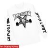 Thrasher Magazine Store Merch Goat Destroy Longsleeve - White