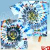 Thunder Shout Store Merch Lizards In The Round Room 360 Tie-Dyed T-Shirt