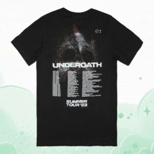 Underoath 777 Store Merch Summer Tour Black Tee